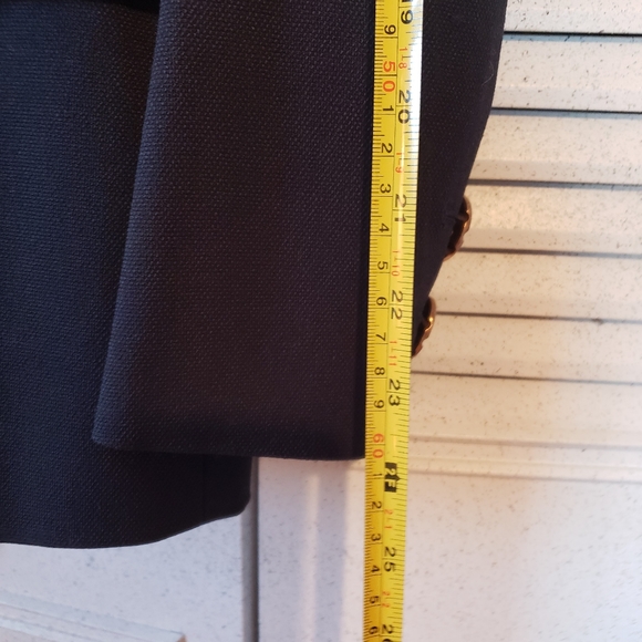 "Cheap and Chic" by Moschino Dbl-Breasted Navy Jacket 8ish - Picture 2 of 12